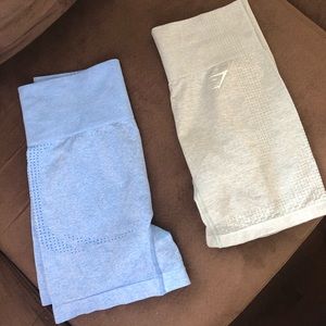 Gymshark Vital Seamless and Shein Dupe Shorts